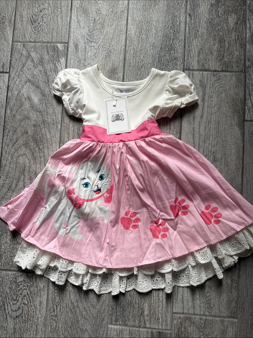 NWT- Only Little Once Disney’s Aristocats Marie dress